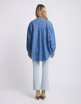foxwood-daisy-denim-shirt-vintage-mid-blue-womens-clothing