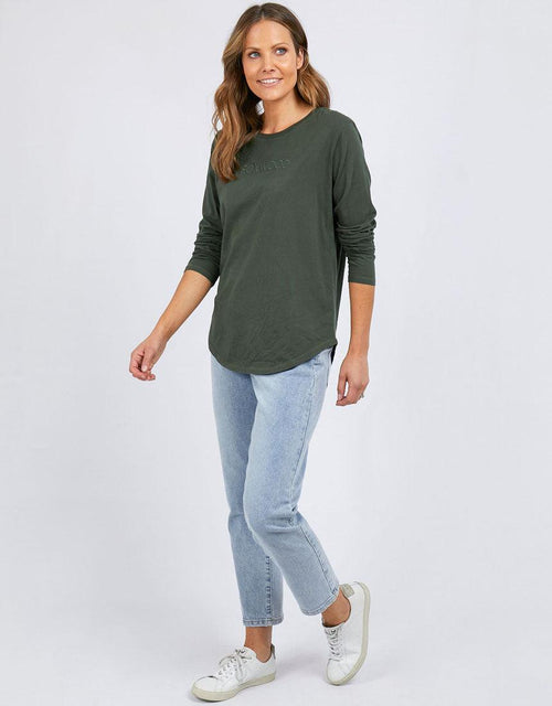 paulaglazebrook. Women's Clothing Foxwood Long Sleeve Tee Khaki