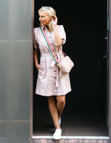 Foxwood Dress | Miranda Shirt Dress - Washed Pink | Dresses Australia