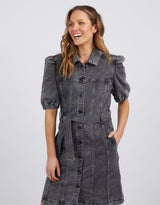 Talbert Denim Dress - Washed Black