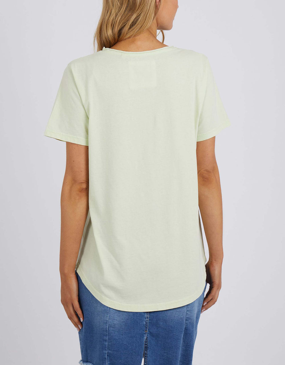 Washed Sammy Vee Tee - Mint Green