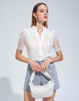 Lilou Lace Blouse - White