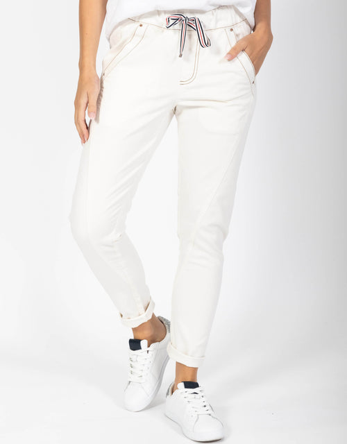 Original Denim Jogger - Ivory