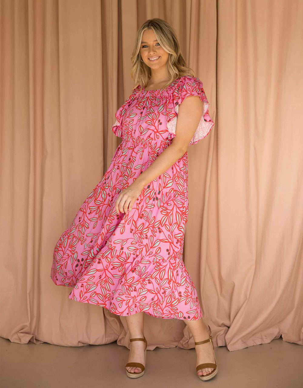 paulaglazebrook. | PQ Collection | Plus Size Esther Dress - Bay Leaf | Curve Dresses | Plus Size Clothing