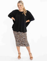 PQ Collection Plus Size Vanity Skirt Women's Tops | Plus Size Clothing