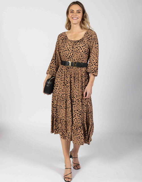 paulaglazebrook. Women's Clothing Sass Clothing Meredith Dress - Animal