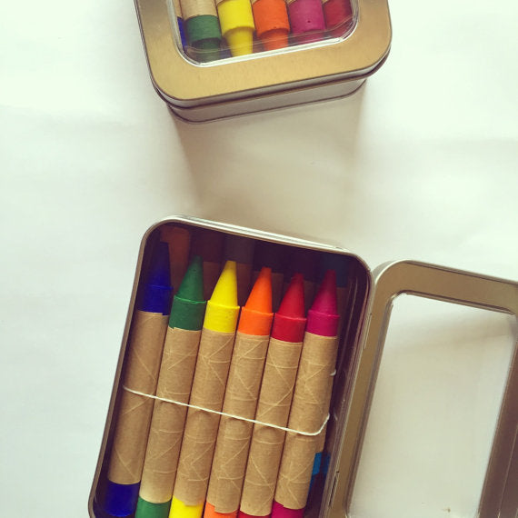 crayon tin box