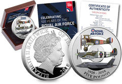 Official RAF Centenary Silver Proof Coin