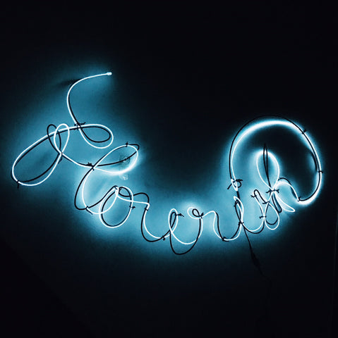 Flourish neon light