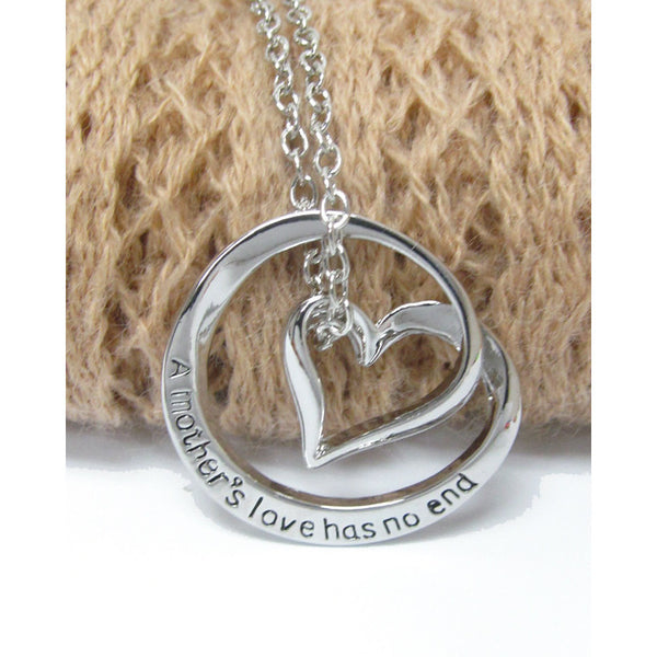 a mother's love has no end necklace