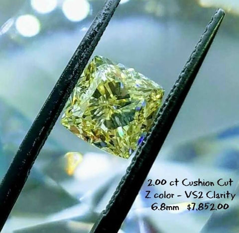 Gorgeous natural yellow diamonds from Chimera Design
