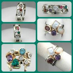 Custom Gemstone Rings From Julie Claire DeVoe at Chimera Design