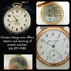 Pocket Watch Repair/Service at Chimera Design in Lowell MI