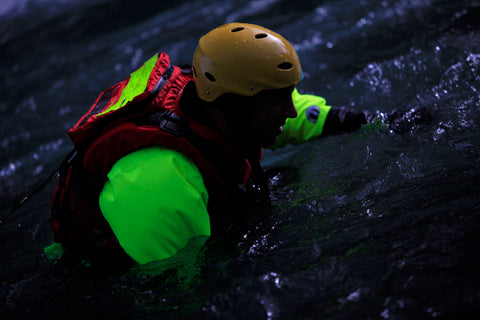 on water visibility fluorescent yellow green 