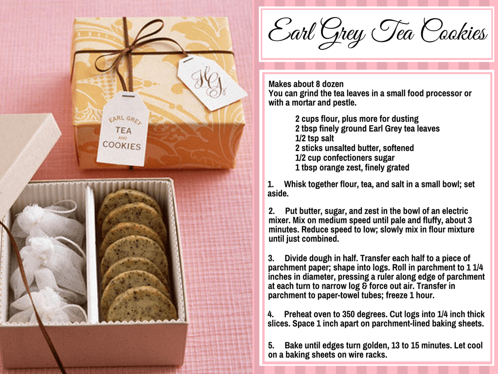 Earl Grey Tea Cookies