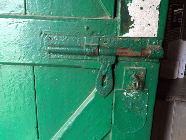 A Historic, 150 year old door at the Makaibari Tea Factory