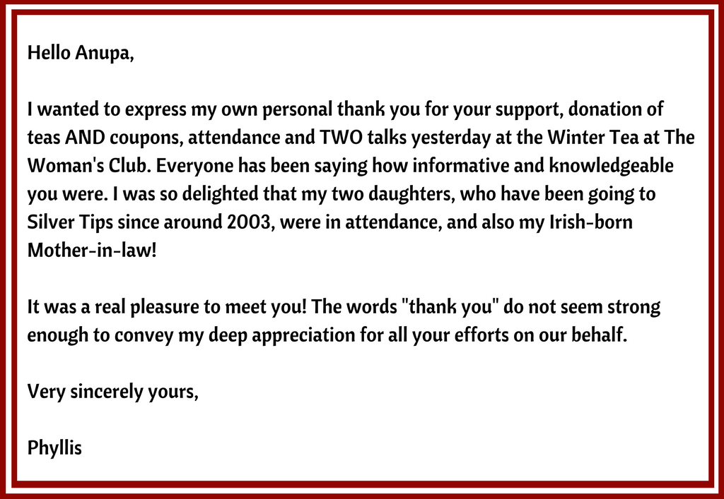 Heartfelt Thanks from the Women's Club of White Plains