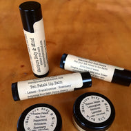 Lip Balm: Tea Tree, Eucalyptus, Peppermint, & Rosemary (Heart Chakra)