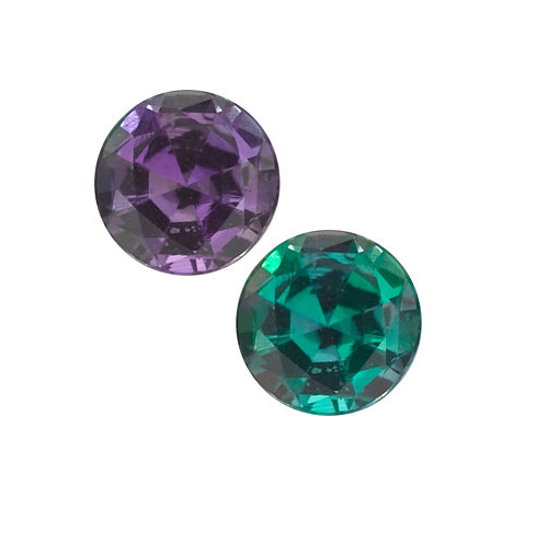 4 mm Faceted Alexandrite Round Gemstone Loose Beads 15/" #bz37