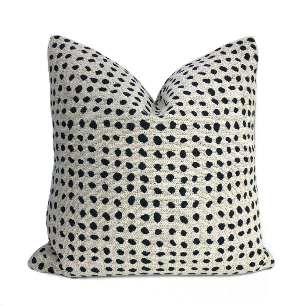 black and cream throw pillows