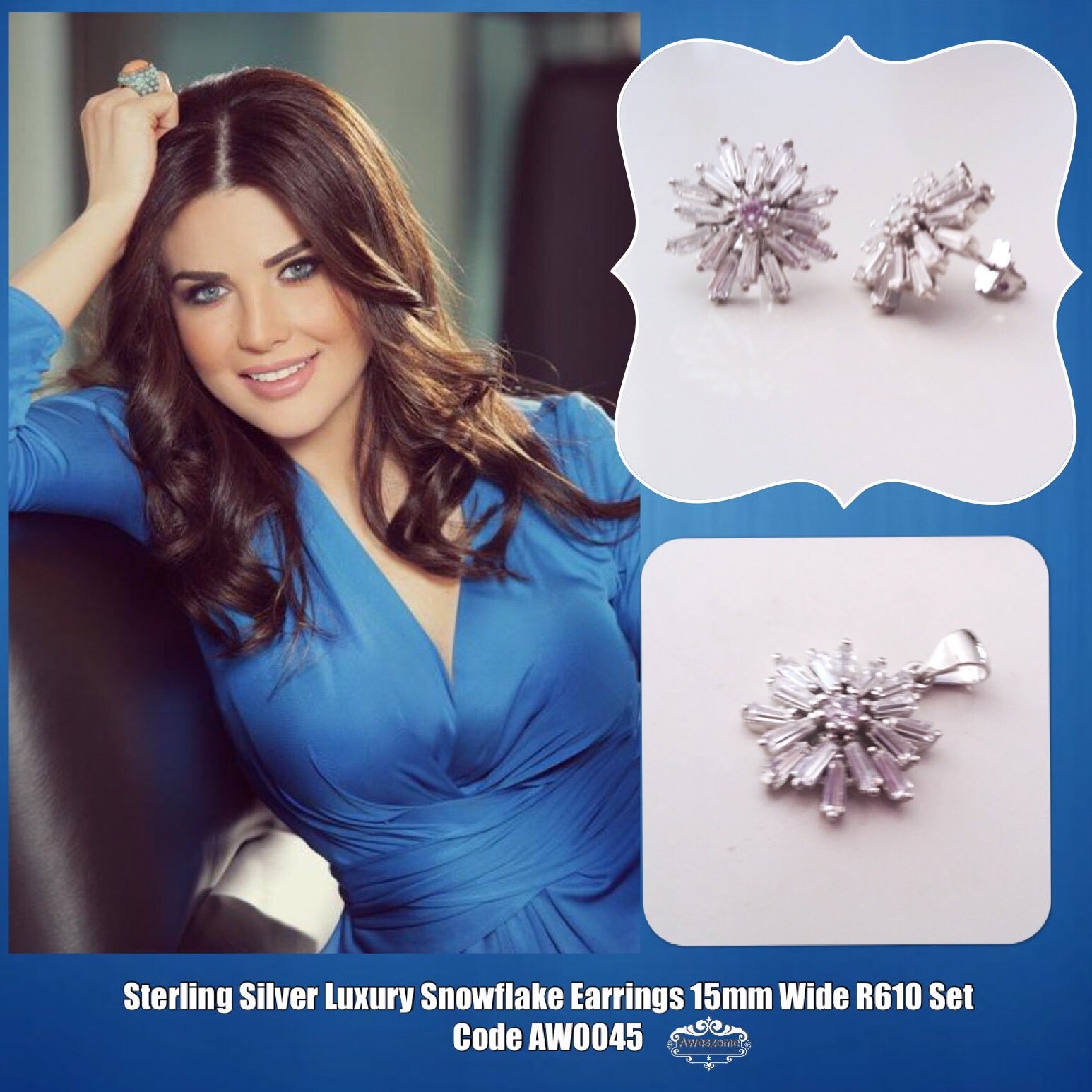 Silver Earrings AW0045