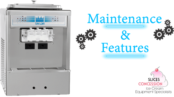 Taylor 161 Frozen Yogurt Machine Maintenance Features Slices