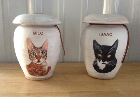 Custom Cat Image Urns