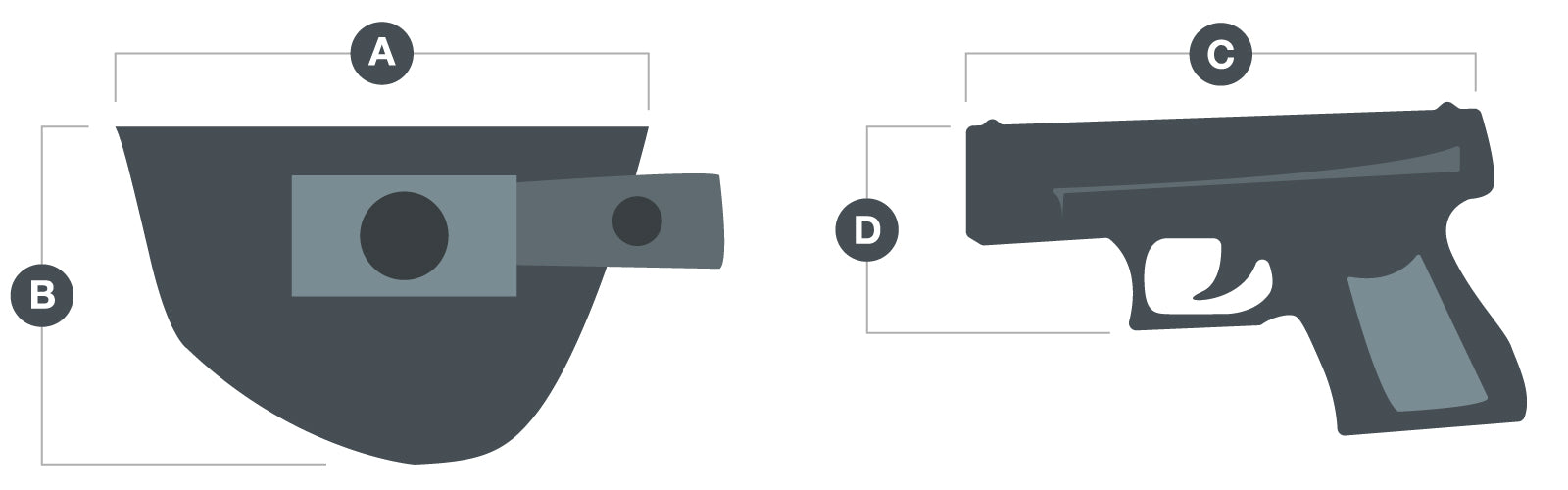 COMPARE HHOLSTER MEASUREMENTS