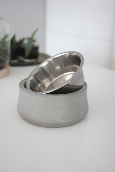 Benji + Moon | Concrete dog bowls