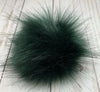 Medium Faux Fur Snap On Pom Poms