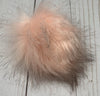 Medium Faux Fur Snap On Pom Poms