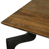 Arvika 79" Danish Modern Dining Table with Cast Iron Legs and Oak Top