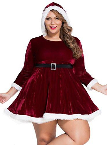 plus size red christmas dress