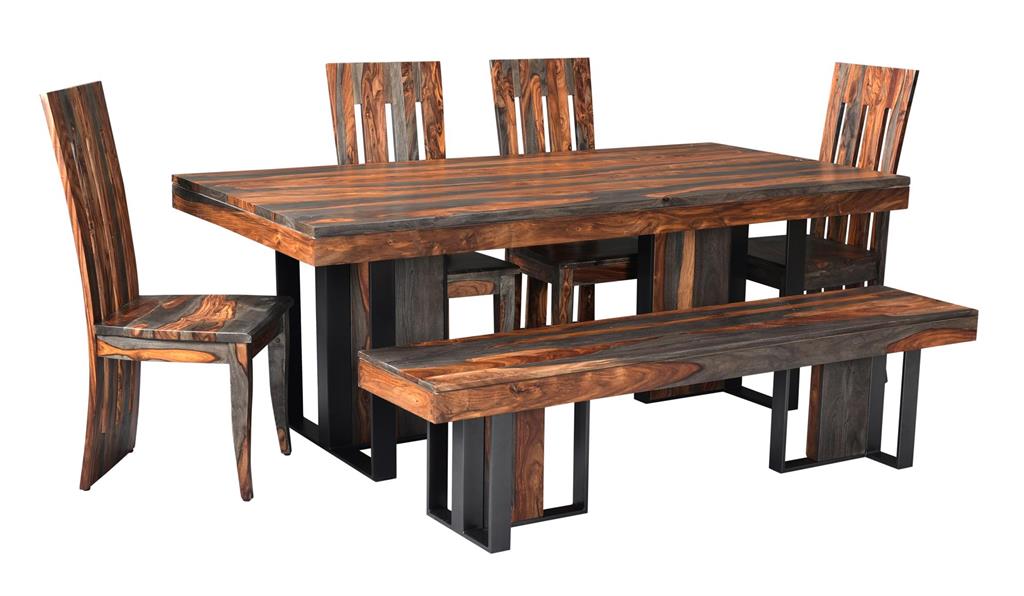 sheesham dining table and chairs