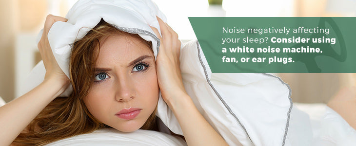 Noise negatively affects your sleep