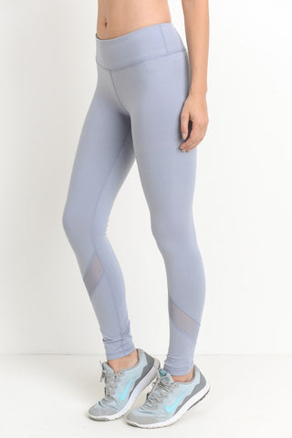 'Game Point' Leggings - Light Blue