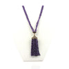 Collar - Piedras Moradas - Dije Piedras Blancas