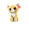 Peluche Buddy Boos - Tabitha (Gato Atigrado con Orejas Color Rosa)
