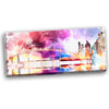 Enchanting Vivid City Night Life Canvas Wall Art Print