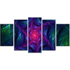 Purple Transformer Abstract Canvas Wall Art Print