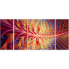 Trails of Color Abstract Canvas Wall Art Print