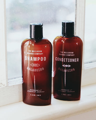 All natural shampoo and conditioner - sulfate free, paraben free, silicone free