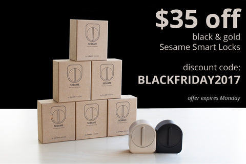 sesame smart lock black friday sale 2017