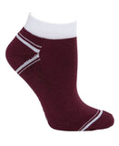 Wine RedPodium Custom Sport Ankle Sock (5 Pack)