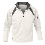 Chalk White/Charcoal Promotional Men's Full-Zip Hoody