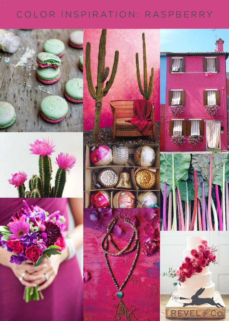 Revel & Co's Color Inspiration: Raspberry