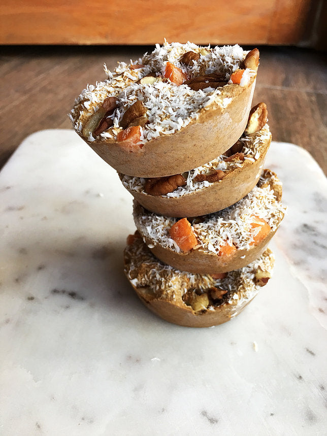 Carrot cake fudge with protein