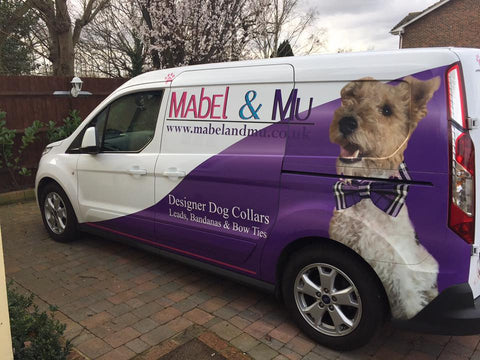 Berties Side of Mabel & Mu's Van