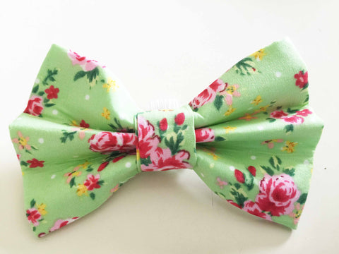 Floral Tea Party Range of Bow ties for dogs by Mabel & Mu