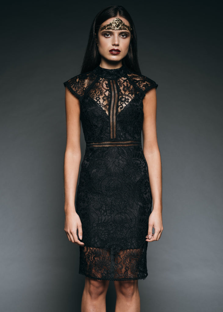 Black Lace Dress 